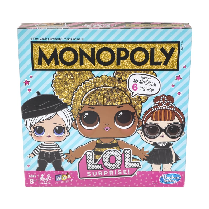 Front of the Monopoly L.O.L. Surprise! Edition Box