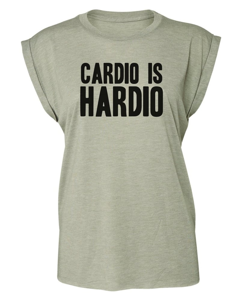 Cardio Is Hardio Muscle Tee