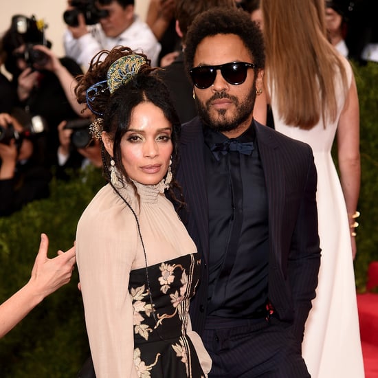 Lisa Bonet and Lenny Kravitz at the Met Gala 2015