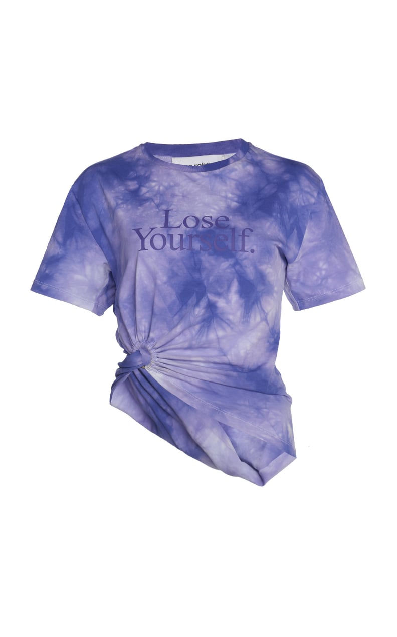 Paco Rabanne Knotted Tie-Dye Cotton-Jersey T-Shirt