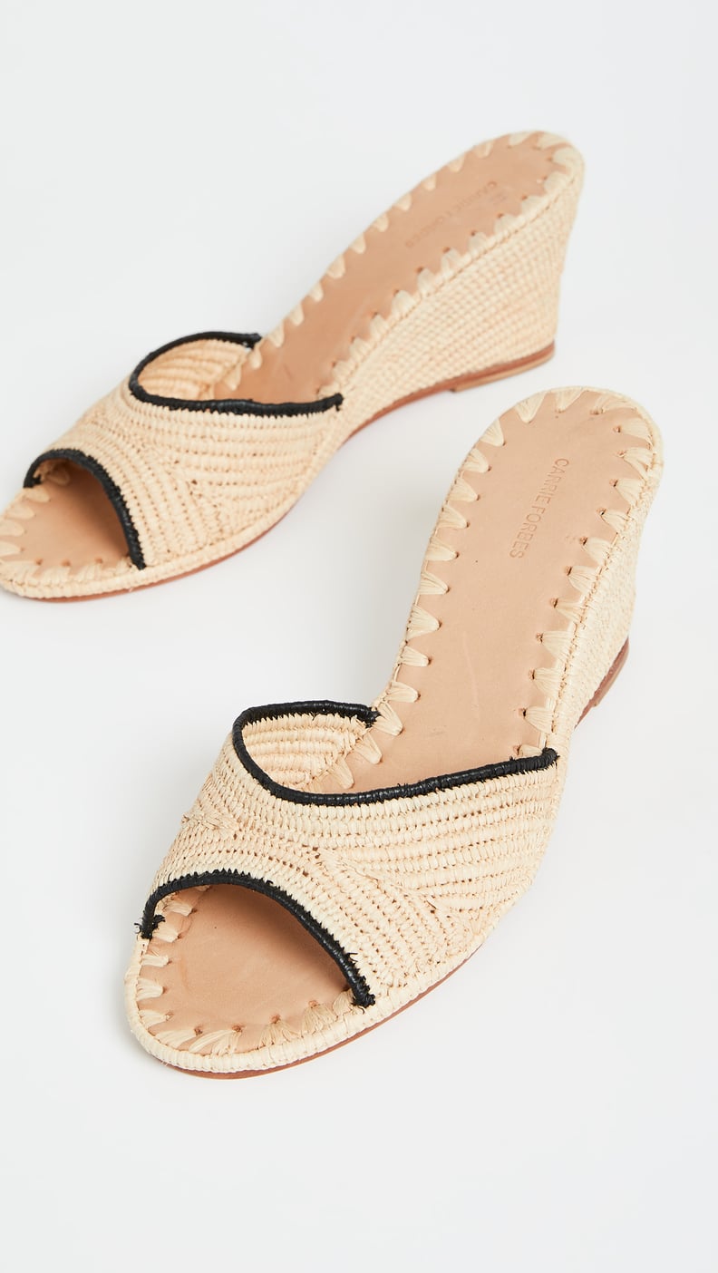 Neutral Wedges: Carrie Forbes Nador Heeled Mules