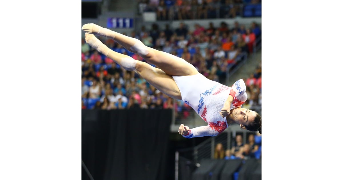 Gymnast Aly Raisman Floor Routine 2016 Popsugar Fitness