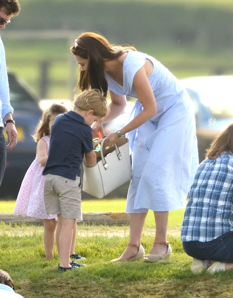 Kate Middleton Blue Dress at Polo Match 2018