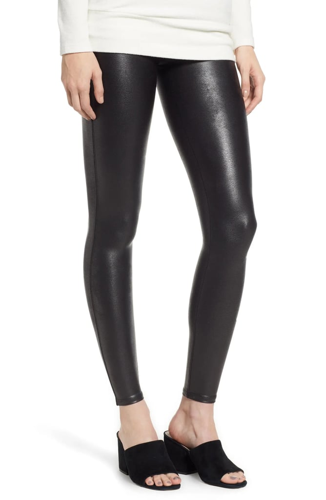 Jeans and Pants: Spanx Faux Leather Leggings