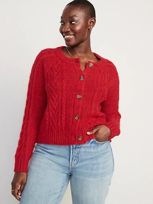 Old Navy Cozy Cable-Knit Cardigan