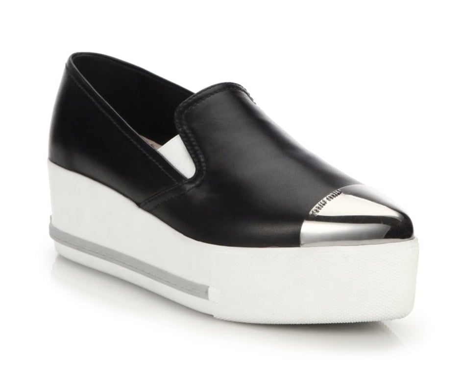 miu miu cap toe sneakers