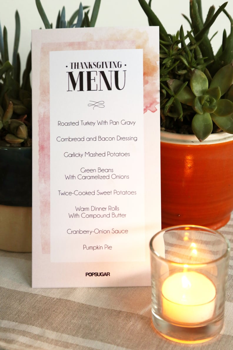 Menu Cards