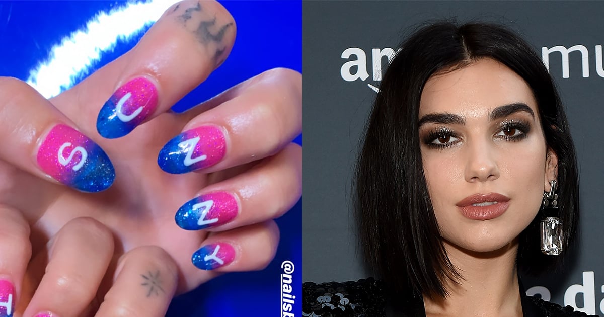 Dua Lipa S New Nail Art Will Make You Want To Try The Gradient Trend Flipboard