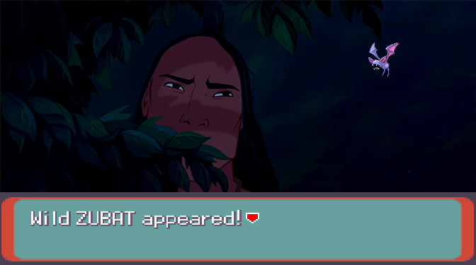MRW I encounter a Zubat in Pokémon.
