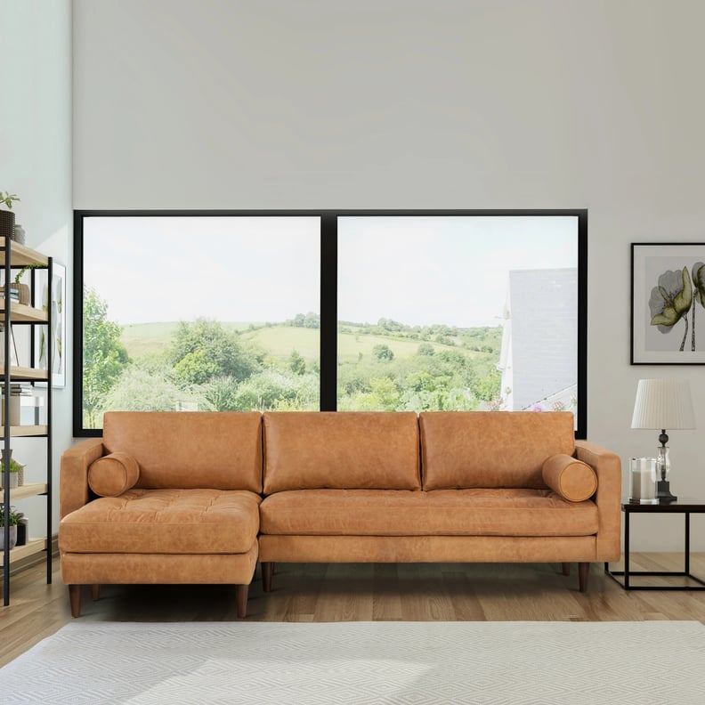 The Best Leather Sectional Sofa at Wayfair