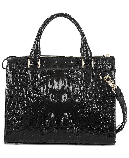 Brahmin Anywhere Convertible Melbourne Embossed Leather Satchel