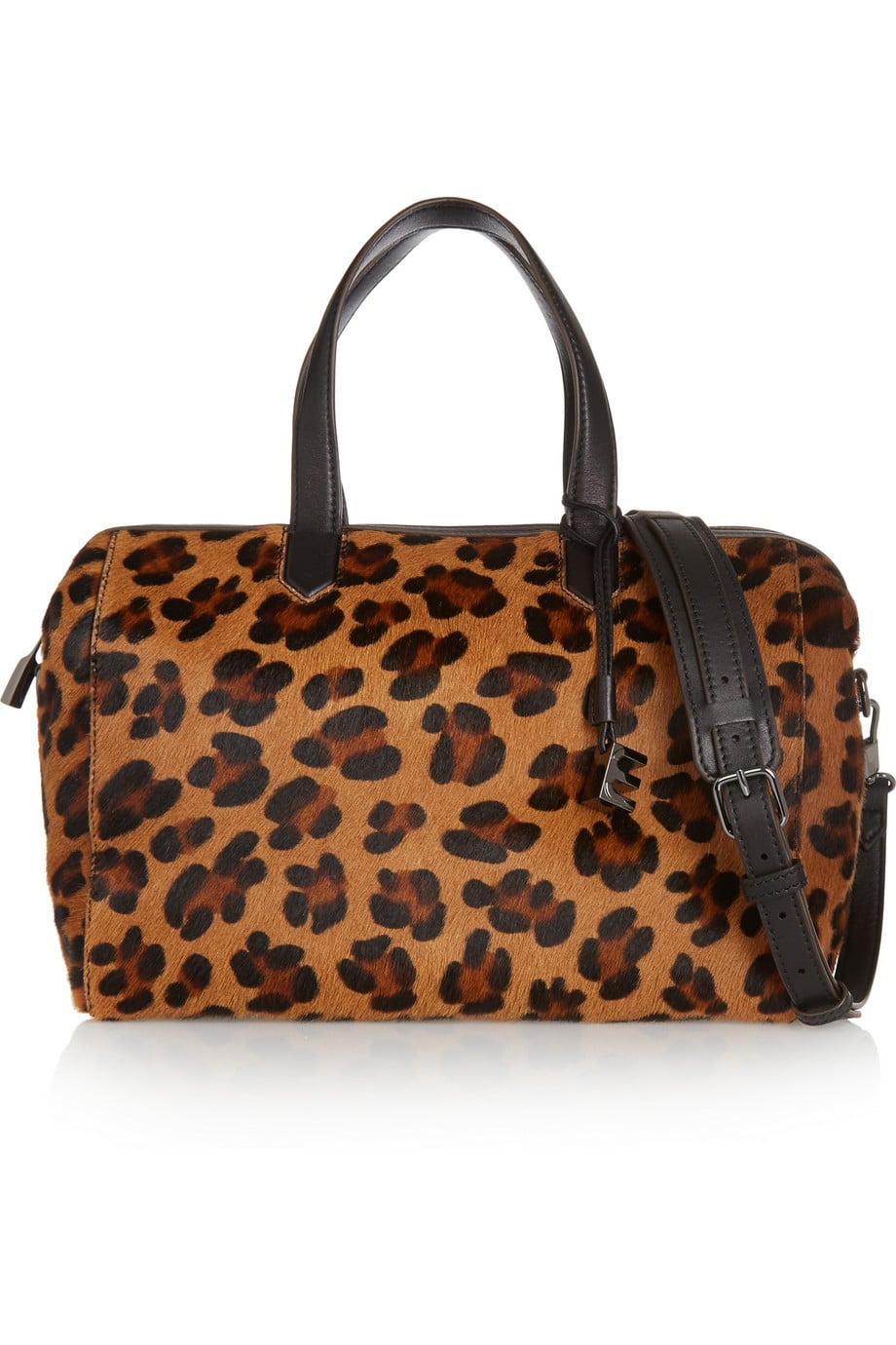 Elizabeth and James Scott Leopard-Print Calf Hair Duffle Bag | 28 Bags ...
