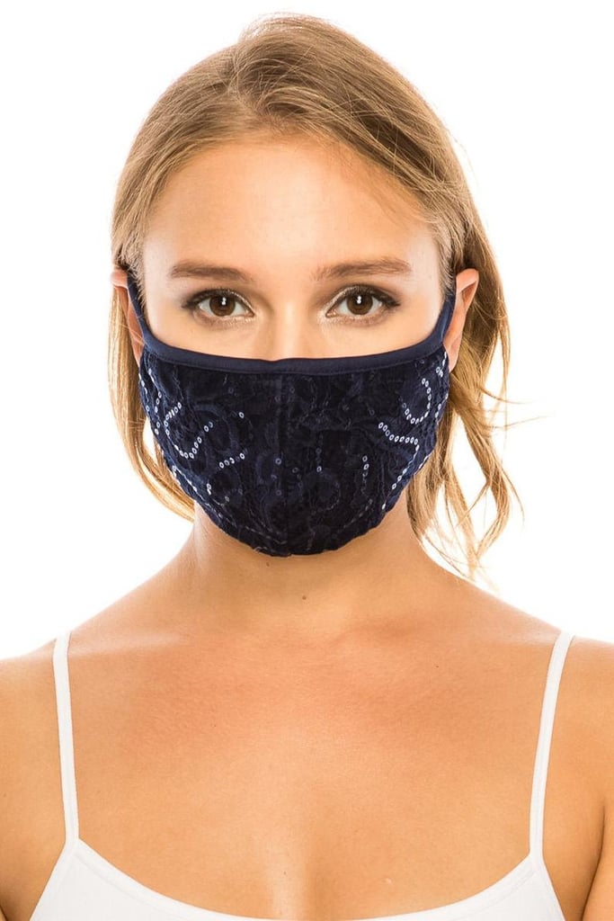 Sequin Lace Face Masks