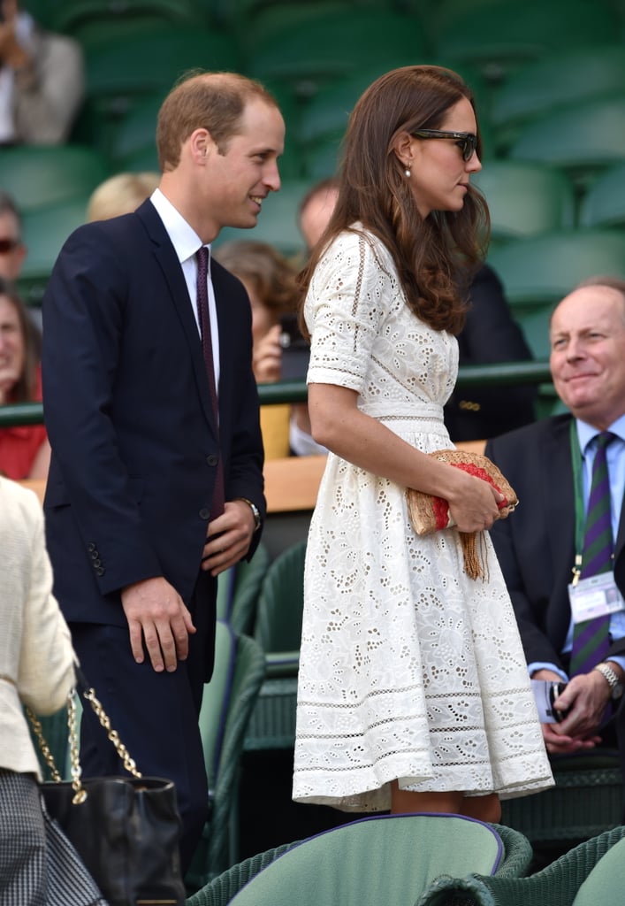 Kate Middleton and Prince William at Wimbledon 2014