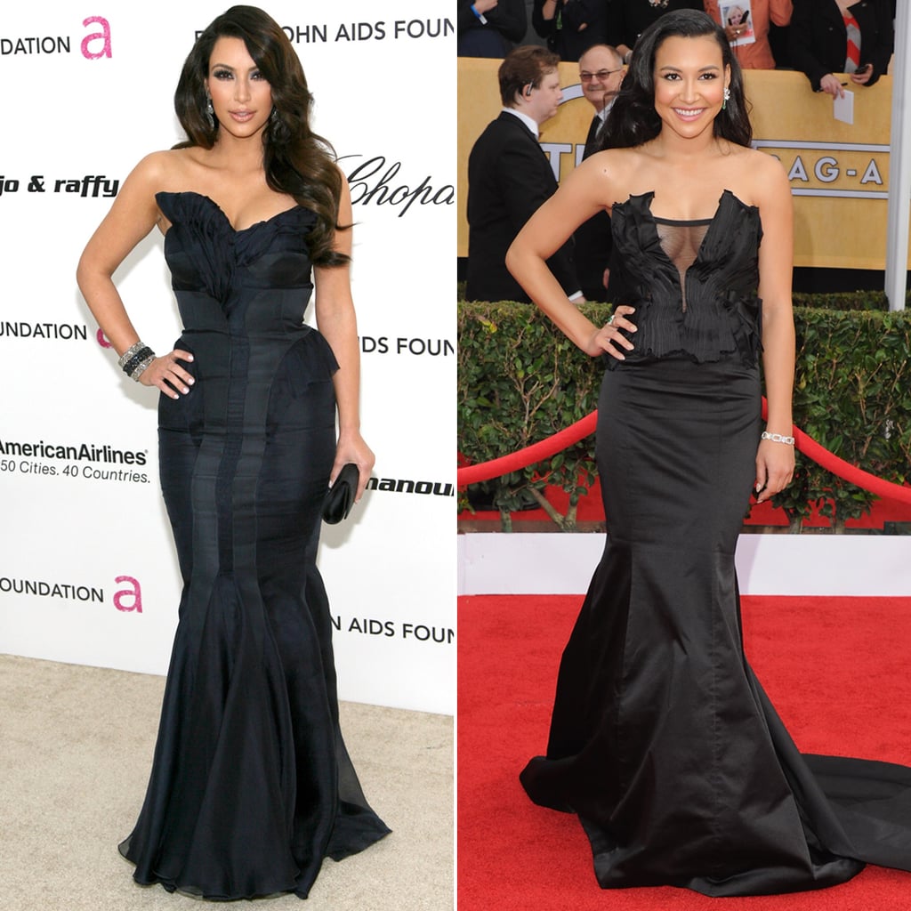 Also, They Both Look Great in a Black Strapless Gown