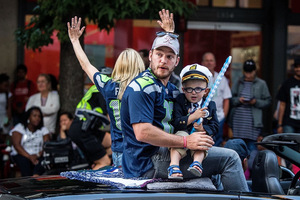 Chris Pratt and Anna Faris at Seafair Torchlight Parade 2016