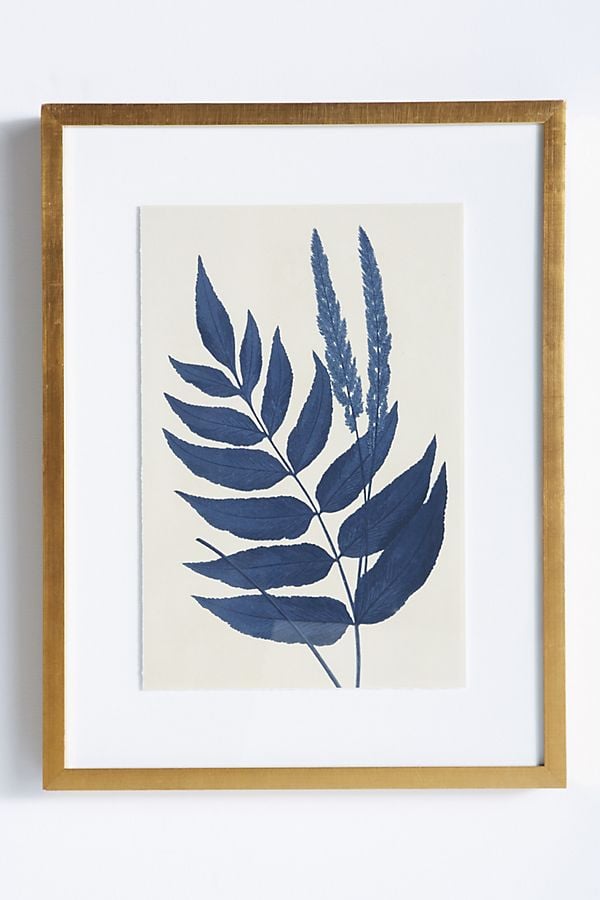 Get the Look: Indigo Ferns Wall Art