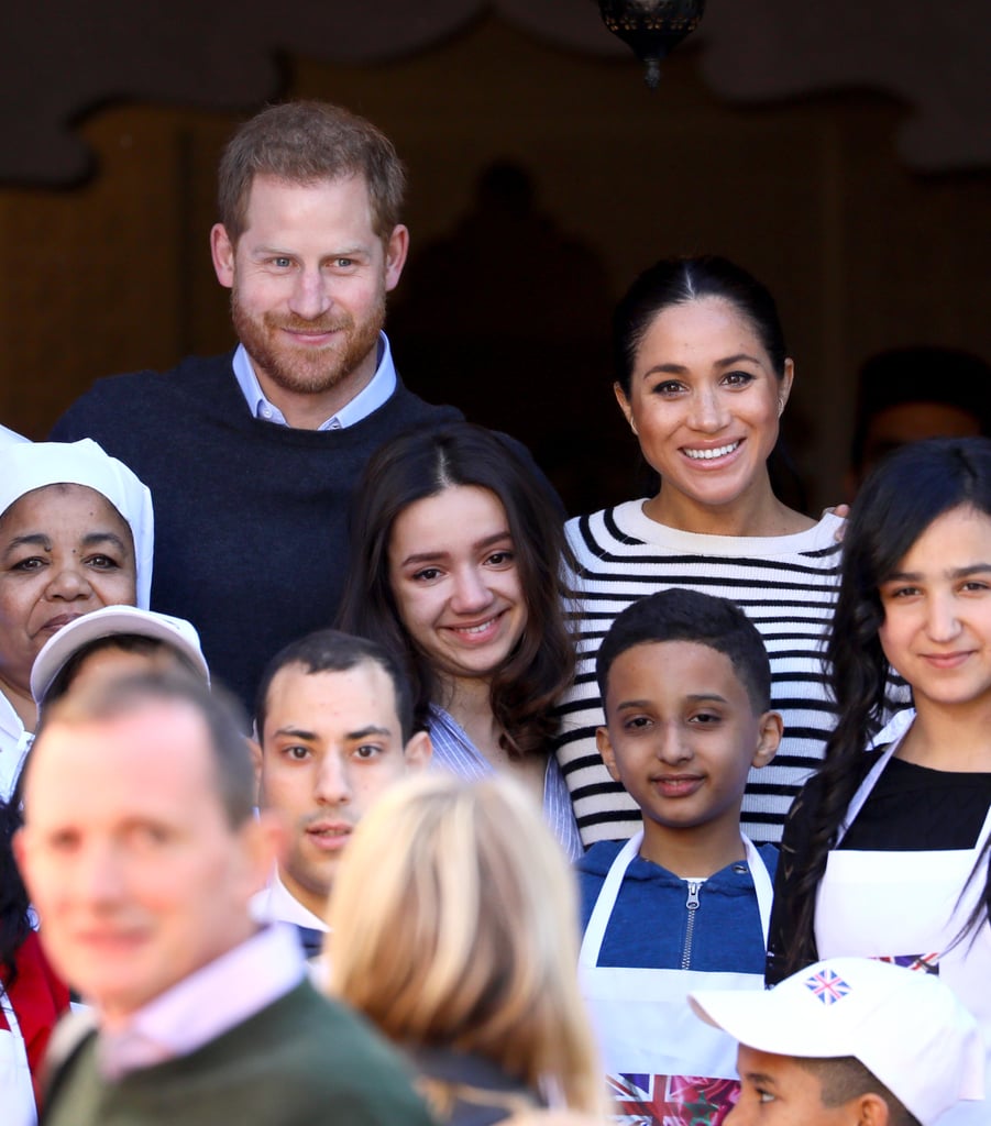 Meghan and Harry With Horses on Morocco Tour February 2019