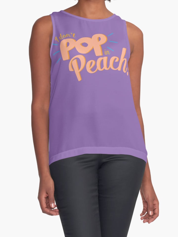 Pop in Peach Contrast Tank ($31)