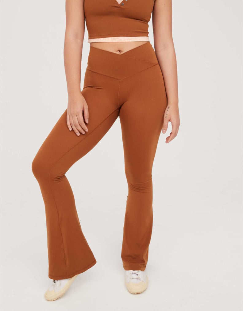 A  Flare Legging: Offline By Aerie Real Me High Waisted Crossover Flare Legging