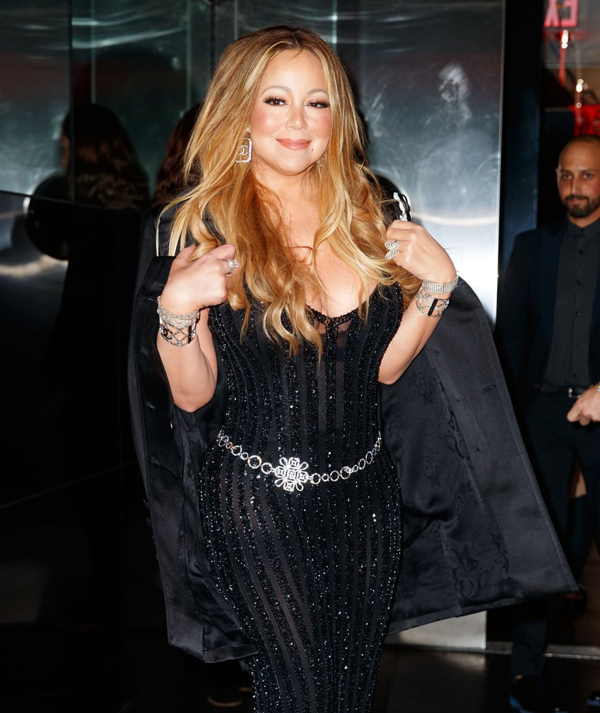 Mariah Carey Wearing James Packer Engagement Ring Oct. 2017