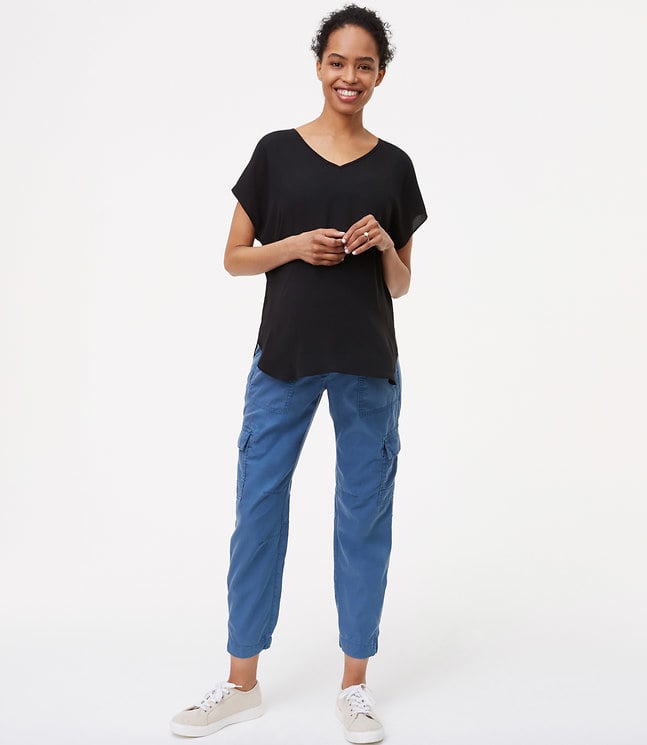 maternity cargo trousers