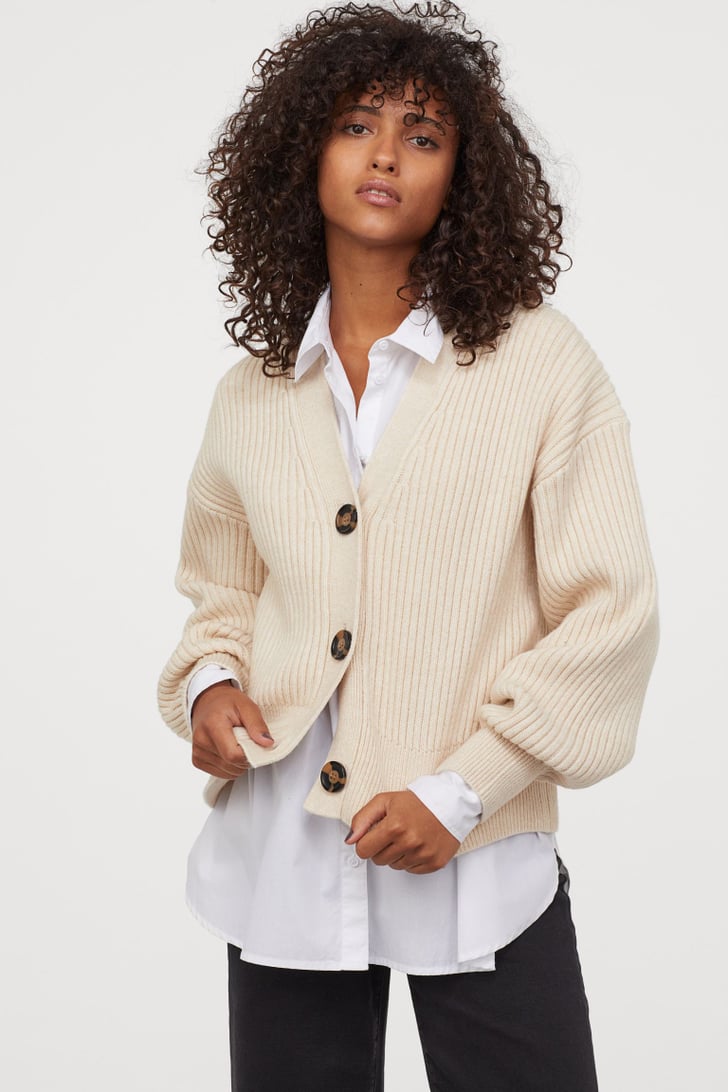 Ribknit Cardigan Best New Clothes From H&M October 2020 POPSUGAR