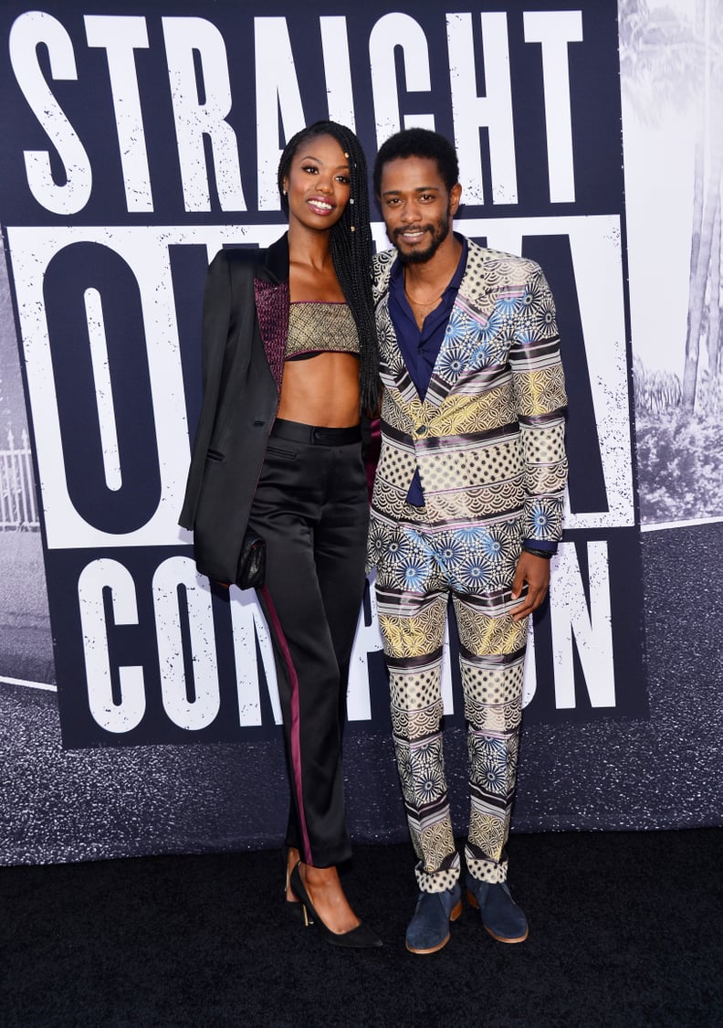 Xosha Roquemore and LaKeith Stanfield in 2015