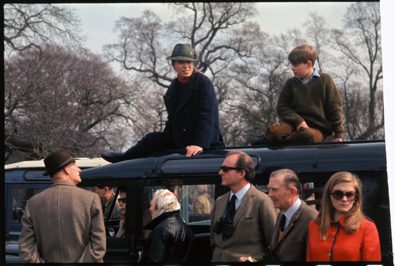 Princess Anne With Brother Prince Andrew in 1969