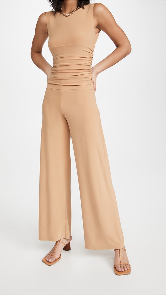 A Neutral Look: Norma Kamali Kamali Kulture Shirred Waist Jumpsuit