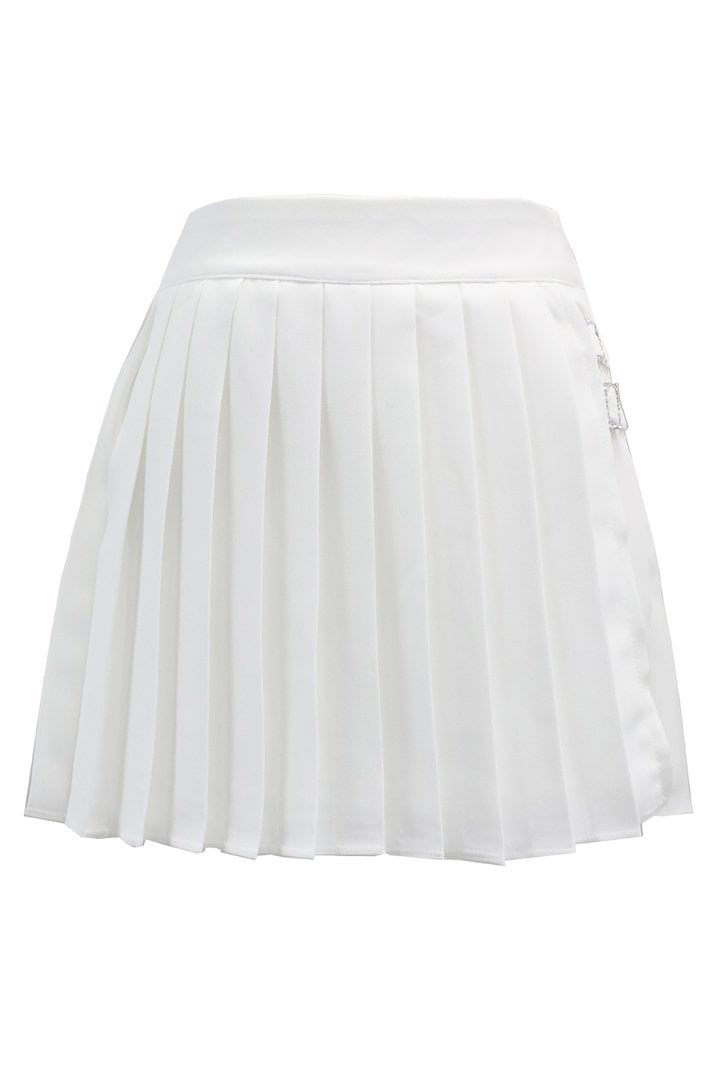 White tennis skirt in store clearance