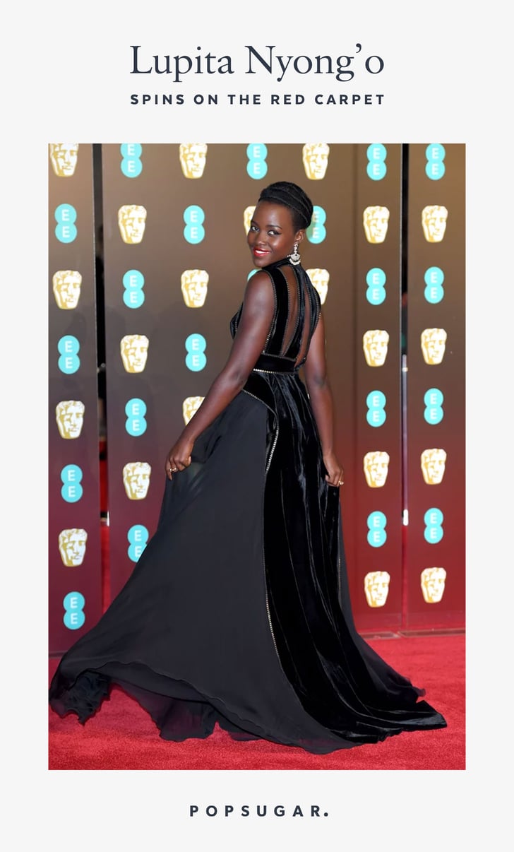 Lupita Nyong'o Dress Spins on the Red Carpet