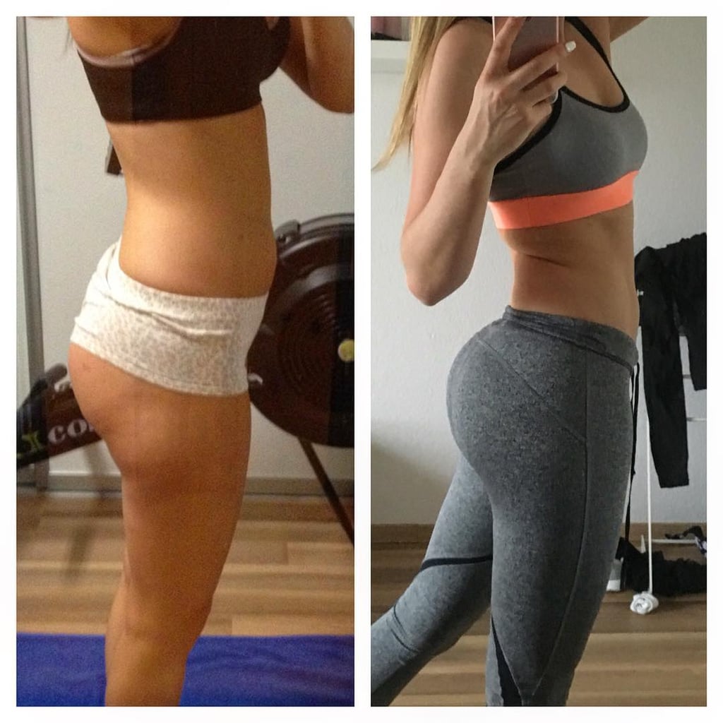 Kayla Itsines BBG Butt Antes y Después |  Gimnasio POPSUGAR