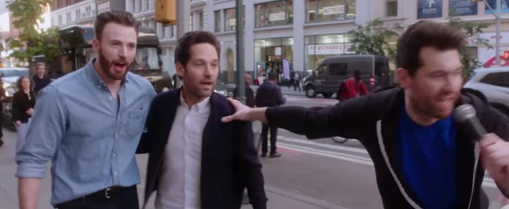 Paul Rudd Crashed Chris Evans's Billy on the Street Episode, and Oh My Gosh