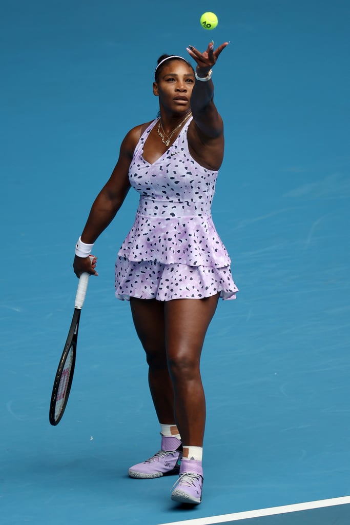 Serena Williams's Fluttery Purple Dress Reminds Us That January Is Summertime in Australia