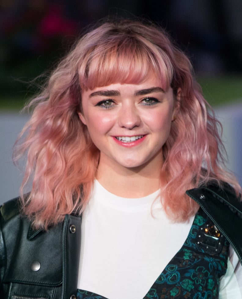 Maisie Williams at the European Premiere of Mary Poppins Returns in 2018