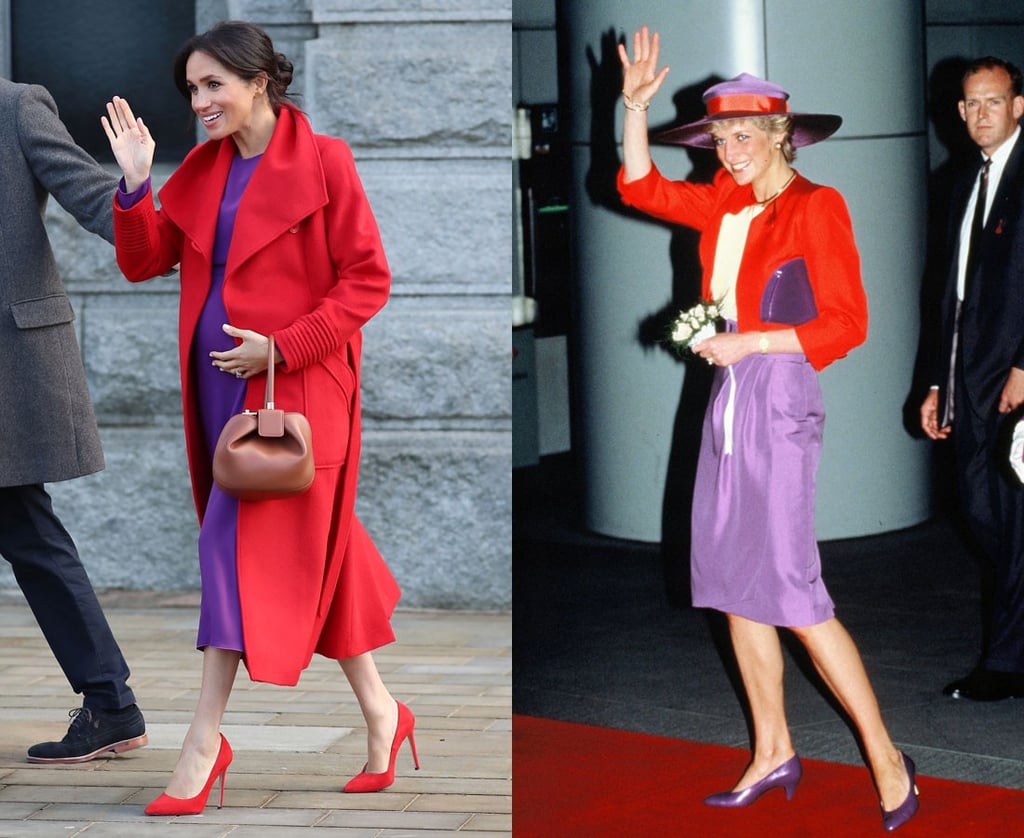 Meghan Markle Dressing Like Princess Diana Jan. 2019