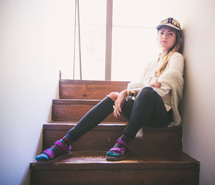 "I bring in a lot of neutrals because socks-and-sandals is the statement," said Teva stylist Kira Sheppard.