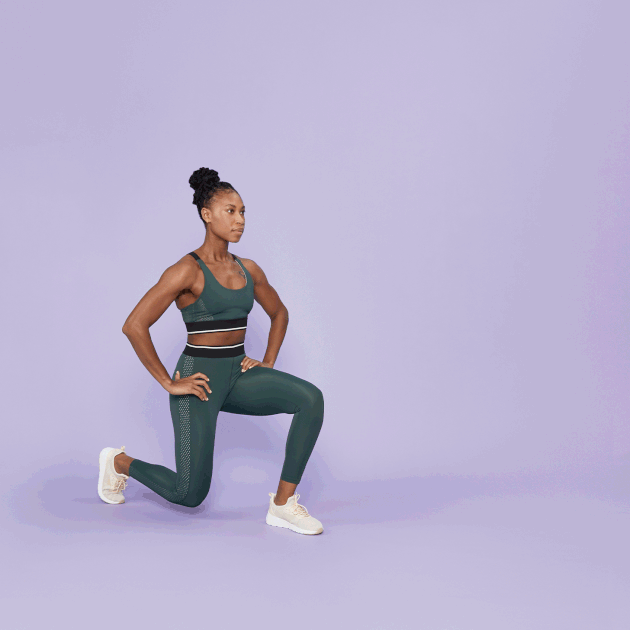 Forward Backward Lunge HIIT Workout For Weight Loss POPSUGAR
