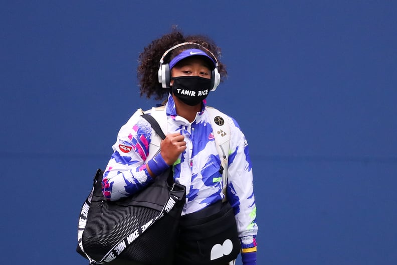 Naomi Osaka Wears a Tamir Rice Mask For the Final of the US Open