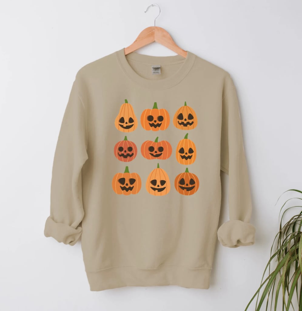 A Gourd-geous Find: Cute Pumpkin Faces Shirt/Sweatshirt