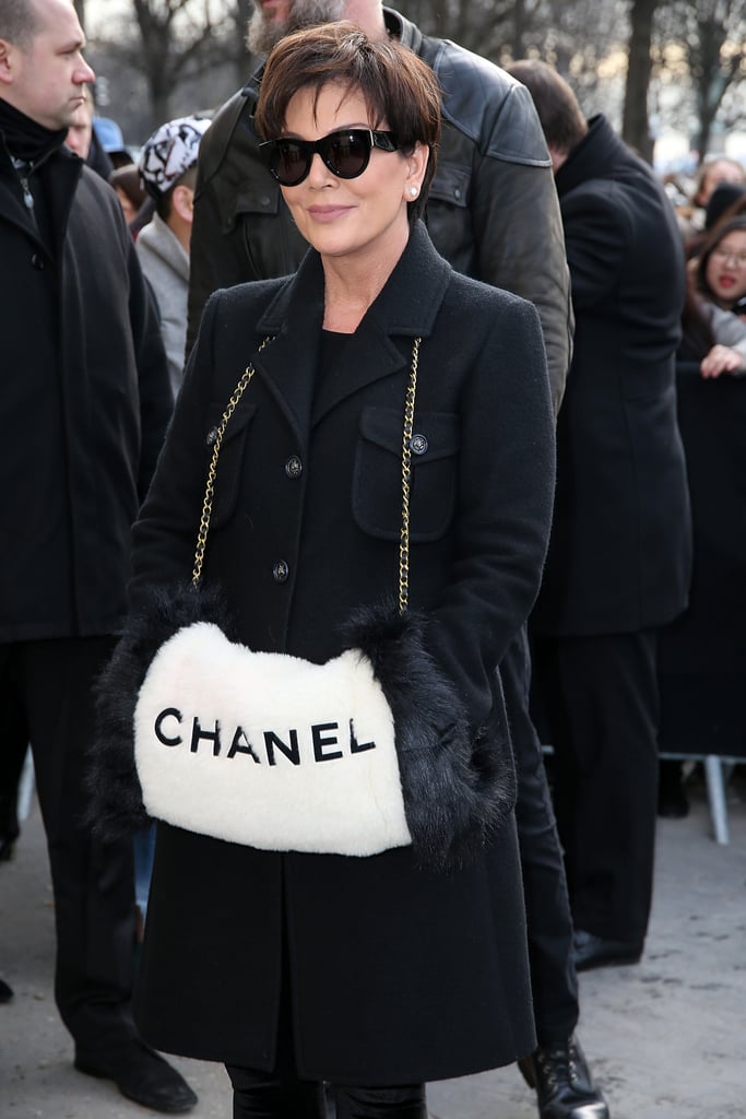 Kris Jenner Showed Up Wearing a Chainstrap Chanel Muffler