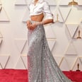 Zendaya Sparkles on the Oscars Red Carpet in a Crop Top and Sequin Skirt