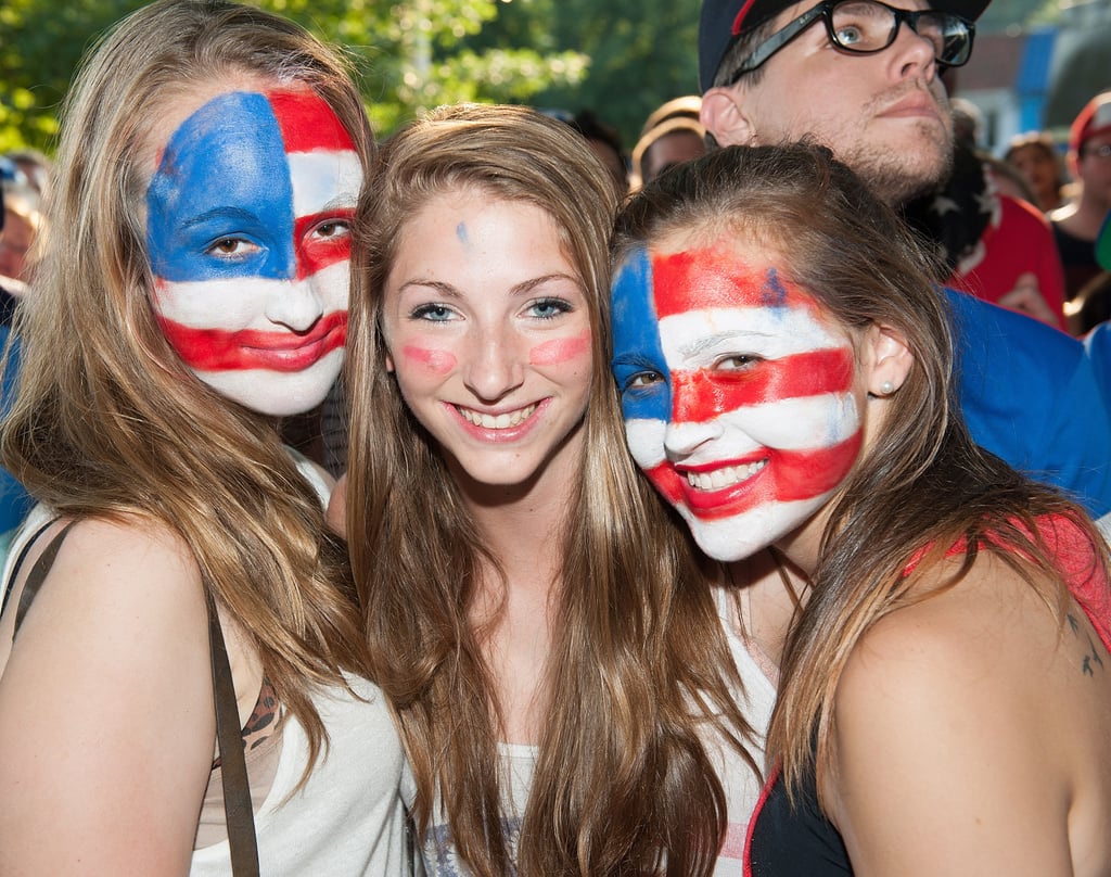 Lots of face paint.