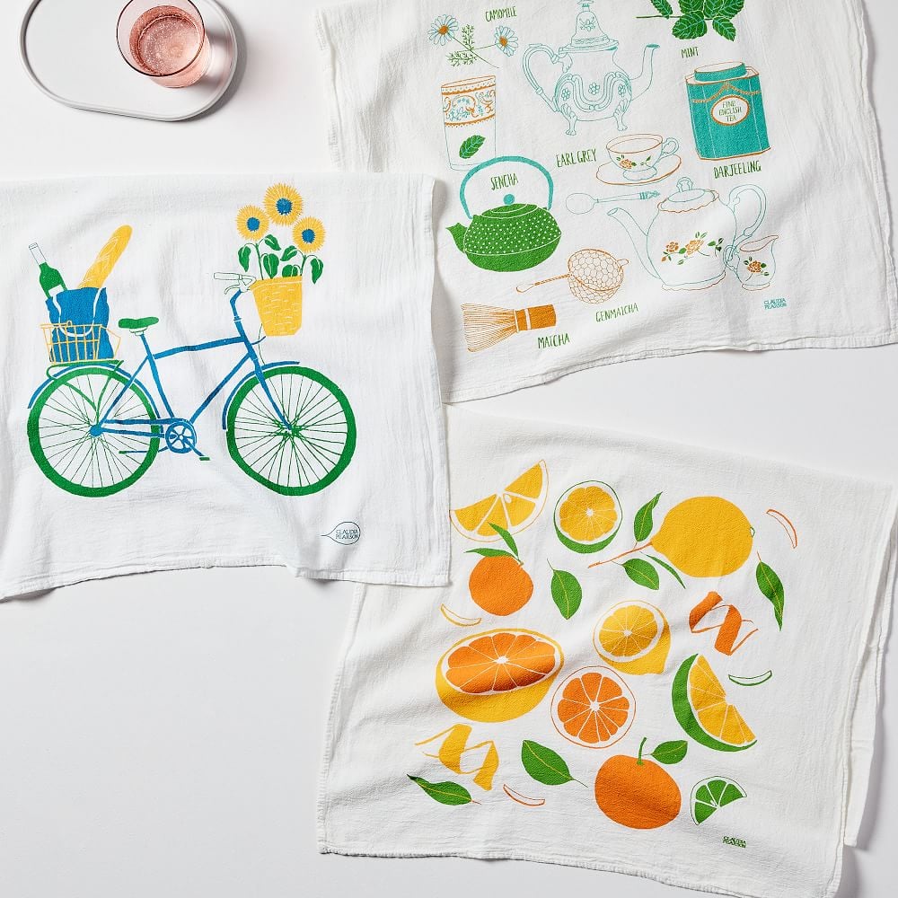 Cute Tea Towels: Claudia Pearson Culinary Tea Towels