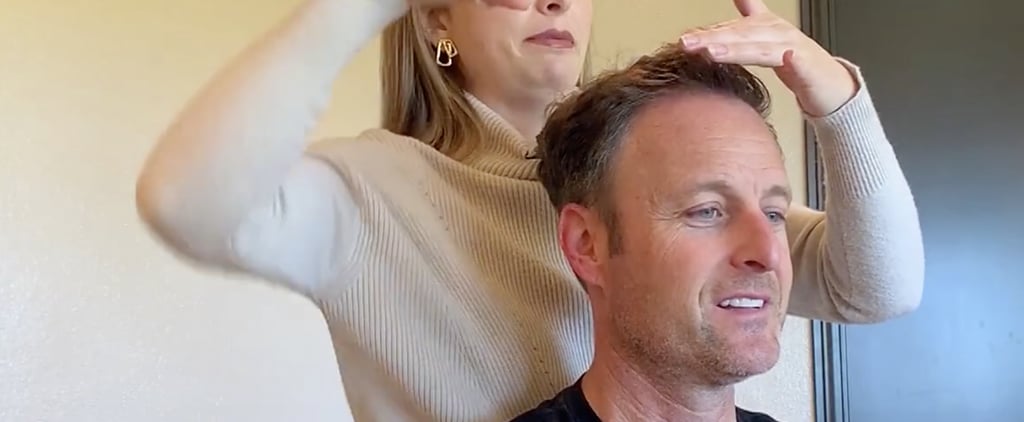 Chris Appleton Helps Chris Harrison Cut His Hair at Home