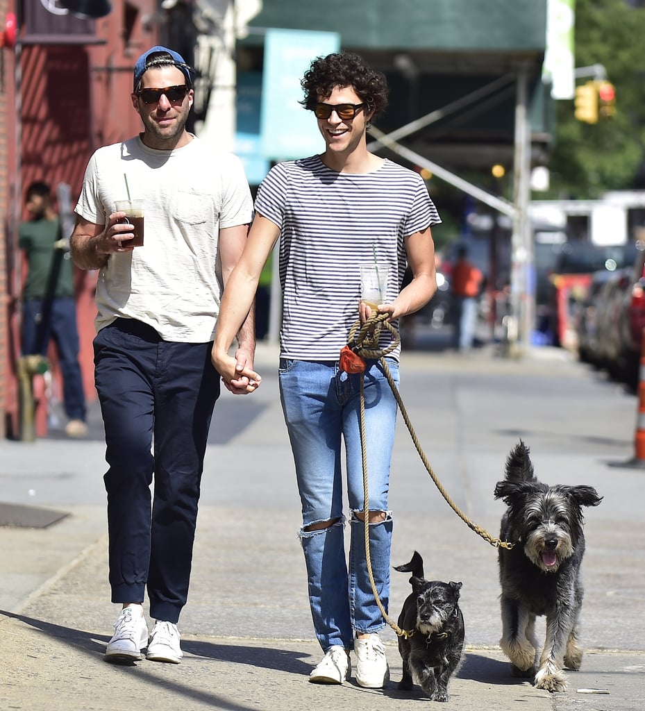 Zachary Quinto and Miles McMillan