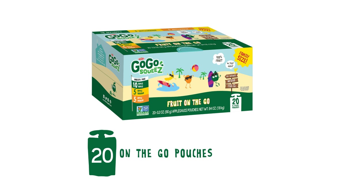 GoGo SqueeZ Applesauce on the Go Best Healthy Road Trip Snacks