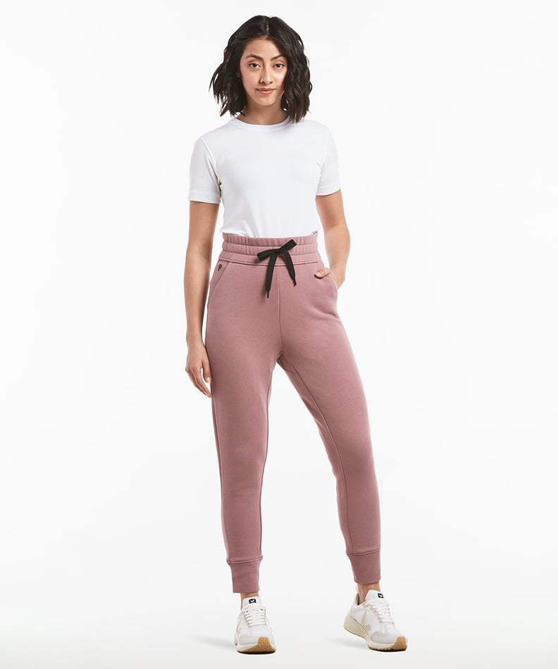 Luxe Fleece Jogger in Mauve