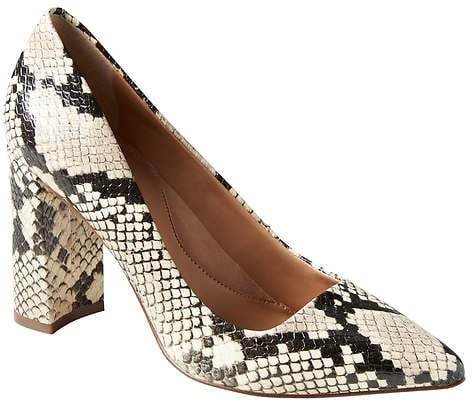 Banana republic snakeskin heels cheap
